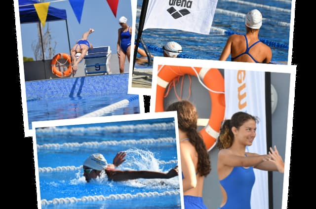 Athletes training with our coaches