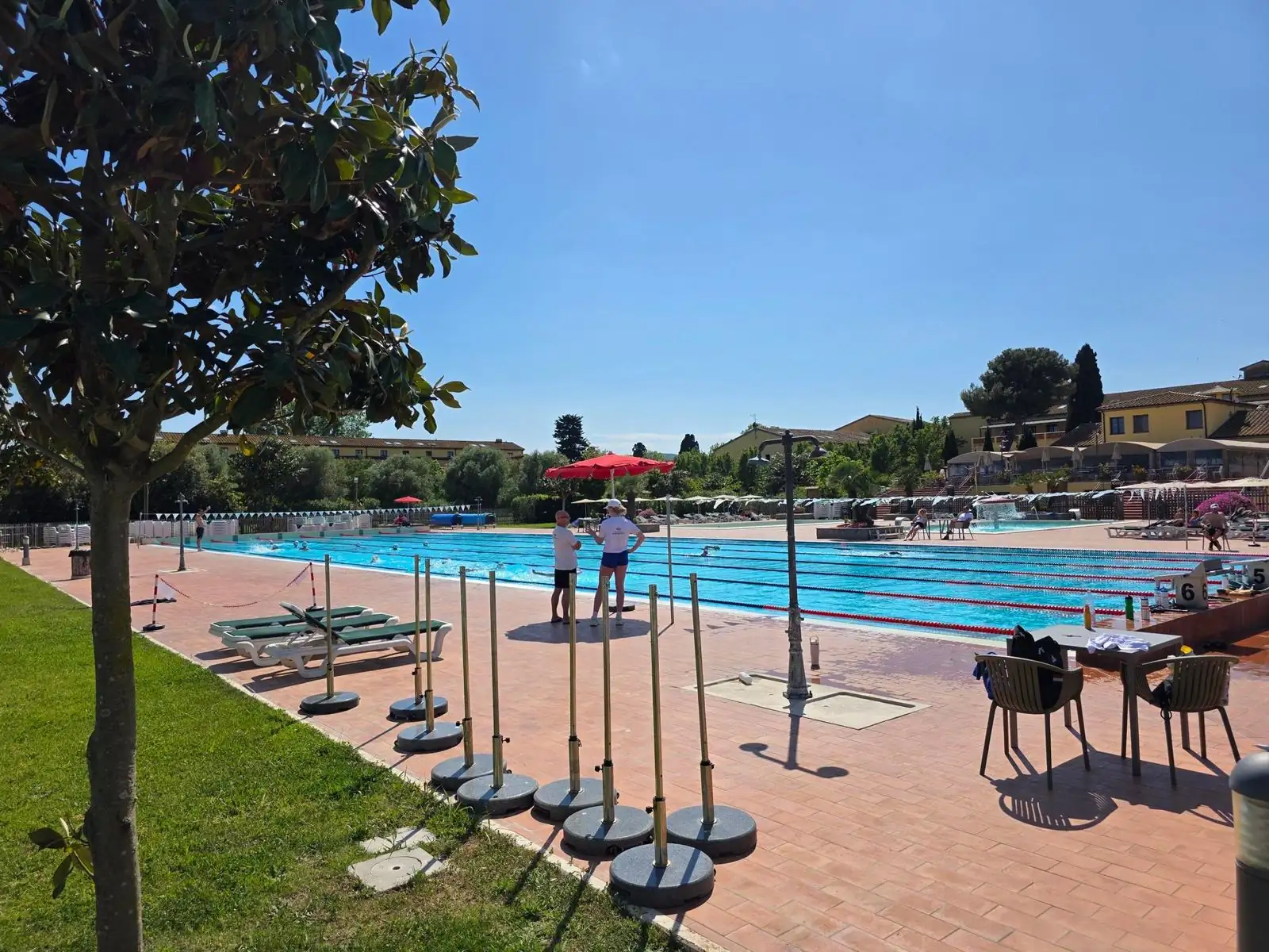 The pool at Poggio all'Agnello resort